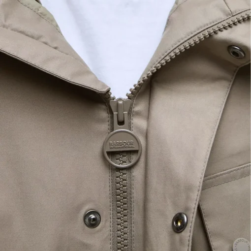 BARBOUR INTERNATIONAL ENDLEY WATERPROOF ΜΠΟΥΦΑΝ MWB1147-BR11-BRINDLE - Image 4
