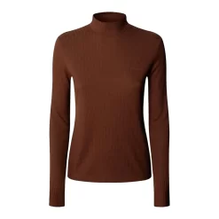 PEPE JEANS BARBARA T-SHIRT ΜΠΛΟΥΖΑ PL5000042-899-CHOCOLATE BROWN
