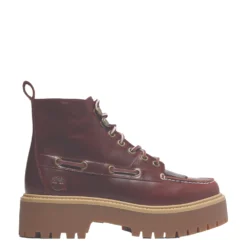 TIMBERLAND STONE STREET MID LACE UP ΜΠΟΤΑΚΙΑ TB0A27YZEIW-URGUNDY FULL GRAIN