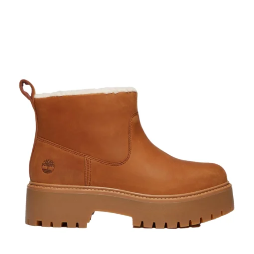 TIMBERLAND STONE STREET MID WARM LINED ΜΠΟΤΑΚΙΑ ΠΛΑΤΦΟΡΜΕΣ TB0A283GEM7-RUST NUBUCK