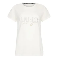 LIU JO BETTER T-SHIRT ΜΠΛΟΥΖΑ TF5287JS923-M9844-BCO LATTE/LIUJO DOUB