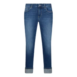 LIU JO MONROE SKINNY WITH TURN-UPS ΠΑΝΤΕΛΟΝΙ ΤΖΙΝ UF5006D4615-78539-DEN.BLUE WINNER WASH