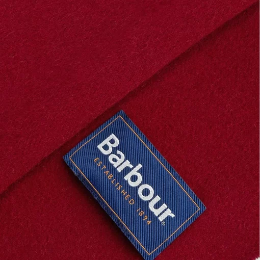 BARBOUR PLAIN LAMBSWOOL ΚΑΣΚΟΛ USC0008-RE91-BIKING RED - Image 3