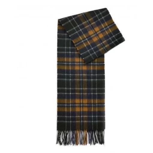 BARBOUR NEW CHECK TARTAN ΚΑΣΚΟΛ USC0137-GN92-FOREST/BRONZE BROWN - Image 2