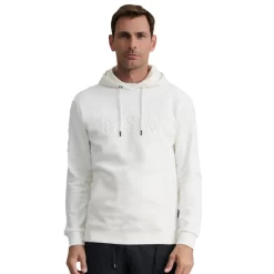NAVY & GREEN ΜΠΛΟΥΖΑ ΦΟΥΤΕΡ ΜΕ ΚΟΥΚΟΥΛΑ 24TU.328/2H.1-OFF WHITE