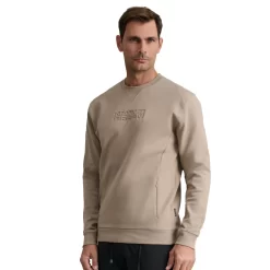 NAVY & GREEN ΜΠΛΟΥΖΑ ΦΟΥΤΕΡ ΛΑΙΜΟΚΟΨΗ 24TU.341/2R-SIMPLY TAUPE