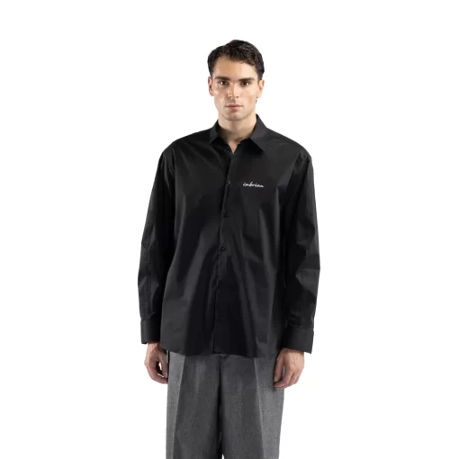 I'M BRIAN ΠΟΥΚΑΜΙΣΟ OVERSIZE ΜΕ ΣΤΑΜΠΑ CA3421-NERO