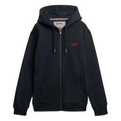 SUPERDRY OVIN ESSENTIAL LOGO ZIP HOODIE HB ΦΟΥΤΕΡ ΖΑΚΕΤΑ M2014128A-ENV-ECLIPSE NAVY/RED