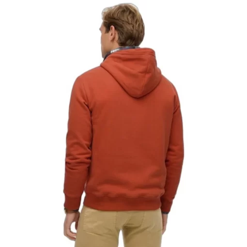 SUPERDRY OVIN ESSENTIAL LOGO HOODIE HB ΦΟΥΤΕΡ M2014404A-9RF-AUTUMN GLAZE BROWN - Image 3