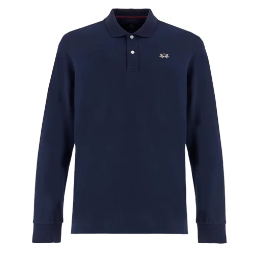LA MARTINA POLO ΜΠΛΟΥΖΑ Μ/Μ MBP004-PK001-07017-NAVY