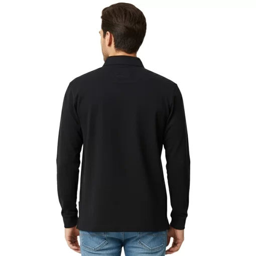 LA MARTINA POLO ΜΠΛΟΥΖΑ Μ/Μ MBP008-JS005-09999-BLACK - Image 2