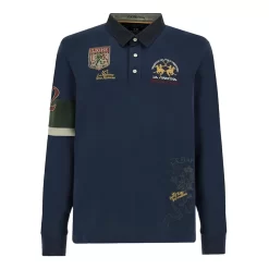 LA MARTINA POLO ΜΠΛΟΥΖΑ Μ/Μ MBP600-JS005-07017-NAVY